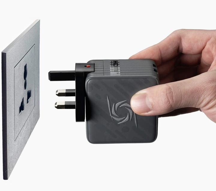 Actual product image AVerMedia Charging dock, EliteGO (GC313Pro) Black, 100W GaN, HD (Mac)