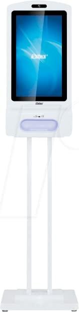 Actual product image Allnet Display 21 inch, disinfection terminal incl. stand, colour white Stand, colour white