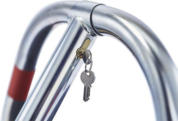 Immagine prodotto Mottez Barra per parcheggio con base in gomma