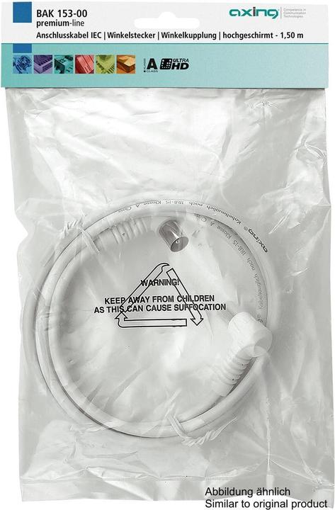 Produktbild Axing Anschlusskabel (85 dB, Antennenkabel)