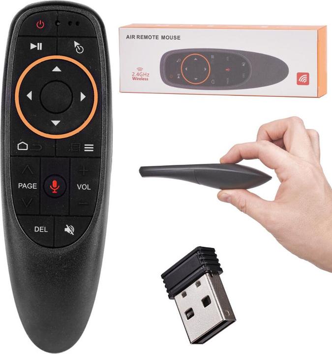 Immagine prodotto Ikonka Telecomando Air Mouse G10 Smart TV Box Microfono X9 (Telecomando specifico per il dispositivo, Bluetooth)