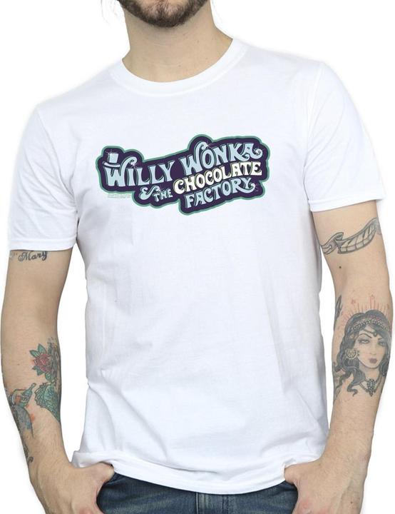 Produktbild Willy Wonka & the Chocolate Factory Chocolate Factory Logo TShirt (XXL)