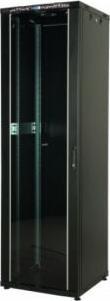 Produktbild Ekivalan 48,30cm (19"") Netzwerkschrank Eco, BEEA Serie, 42 HE, 600 x 600 mm, schwarz (42 HE, 19 Zoll Rack)