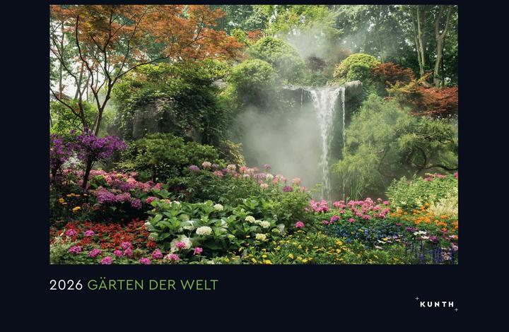Image du produit Die schönsten Gärten der Welt - Wandkalender 2026 (60 x 45 cm, Couverture rigide, Allemand)