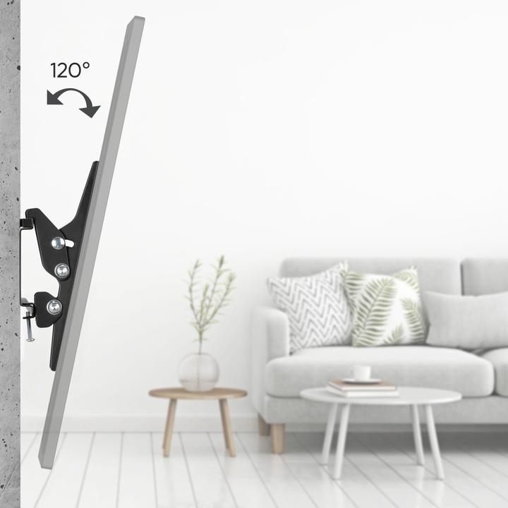 Image du produit Hama Support TV mural, inclinable, 117 cm (46") jusqu'à 25 kg (Mur, 46", 25 kg)