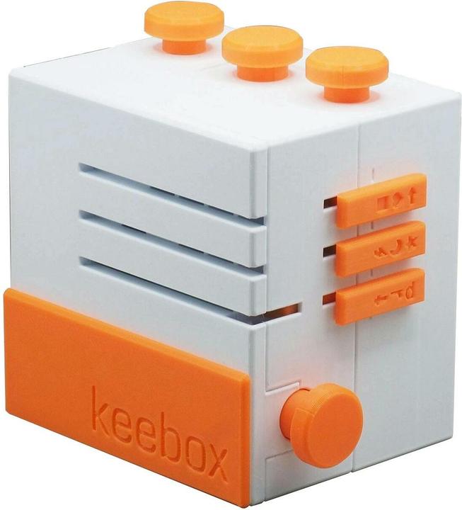 Keebox oranje - puzzeldoos / puzzelspel