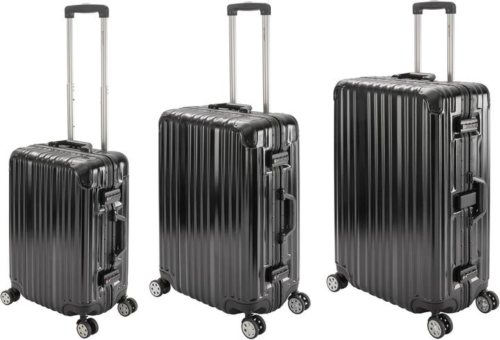 Produktbild Travelhouse 3-teiliges Reisekoffer-Set (108 l, Handgepäck (bis 50l), M (50 - 90l), L (90 - 115l))