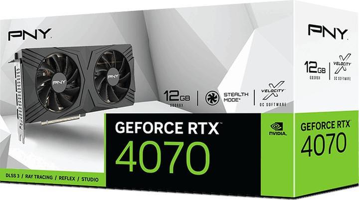 Produktbild PNY GeForce RTX4070 VERTO Dual Fan (12 GB)