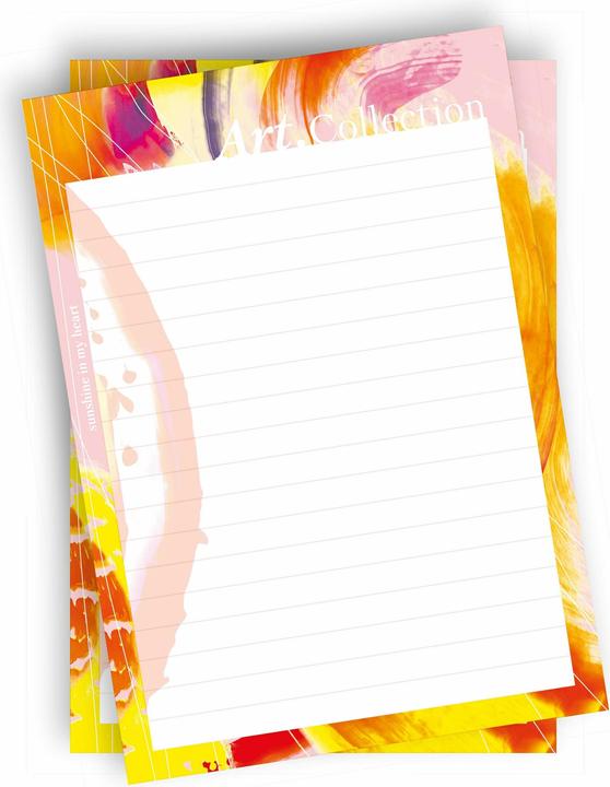 Produktbild Notizblock-Set DIN A5. 2 Notizblöcke 50 Seiten pro Block im A5-Format mit farbenfrohen Design a (A5)