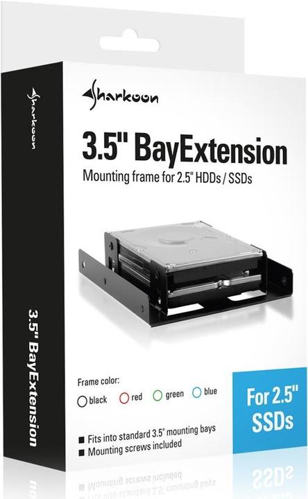 Actual product image Sharkoon bay extension