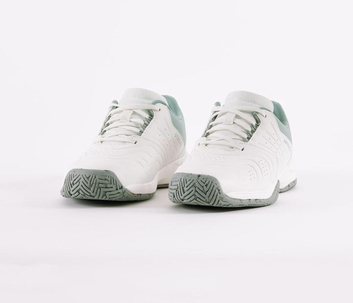 Actual product image Kuikma Kinder Tennisschuhe mit Schnürsenkel - TS Strong Jr weiss (38)