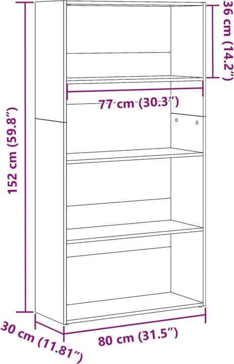 Immagine prodotto VidaXL Banning (80 x 30 x 152 cm)