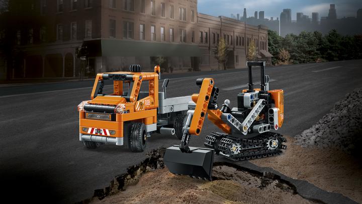 Immagine prodotto LEGO Veicoli per la costruzione di strade (42060, LEGO Technic)