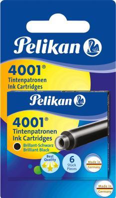 Immagine prodotto Pelikan Inchiostro 4001 (cartucce d'inchiostro, Nero)