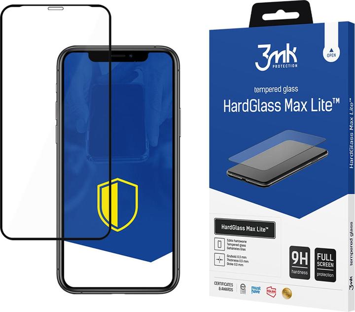 Produktbild 3MK Hardglass Max Lite Bildschirmschutz (1 Stück, Apple iPhone 11 Pro)