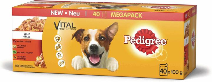 Pedigree Sac en gelée (Adulte, 40 pcs, 4000 g)