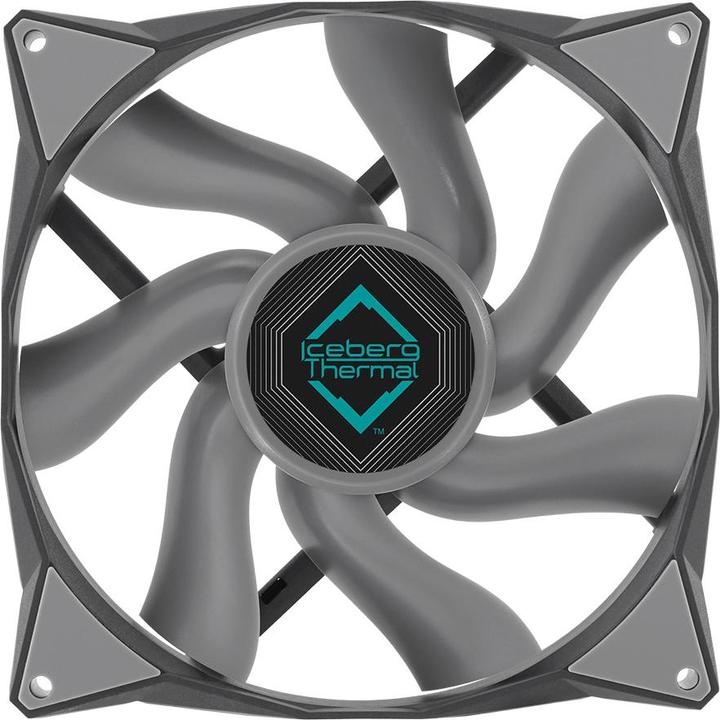 Produktbild Iceberg Thermal IceGALE Xtra Computergehäuse Ventilator 14 cm Grau 1 Stück(e) (140 mm, 1 x)