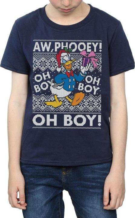 Image du produit Disney - T-shirt DONALD DUCK CHRISTMAS FAIR ISLE - Garçon (152, 158)