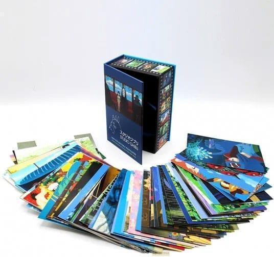 Produktbild Coffret 100 cartes postales de collection (Englisch, Studio Ghibli, 2019)
