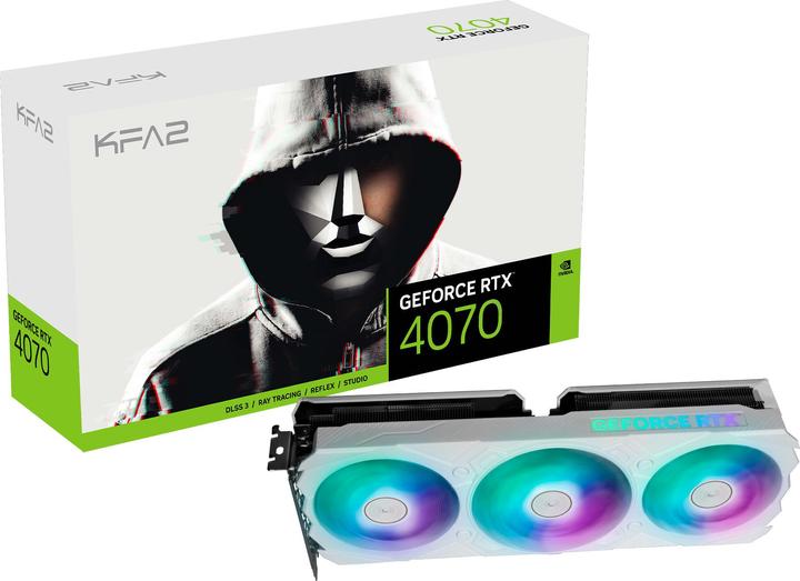 Immagine prodotto KFA2 GeForce RTX 4070 EX Gamer Bianco (12 GB)