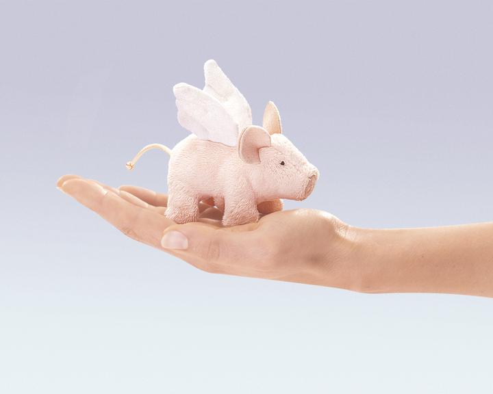 Produktbild Folkmanis Mini Schwein mit Flügeln