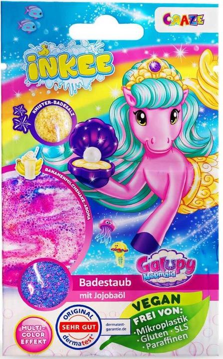 Actual product image Craze Inkee Galupy bath dust with crackle (Bath salts)