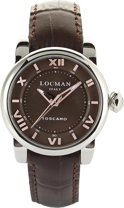Locman Italy Unisex Toscano braun Ref. 595 (Analoguhr, 33 mm)