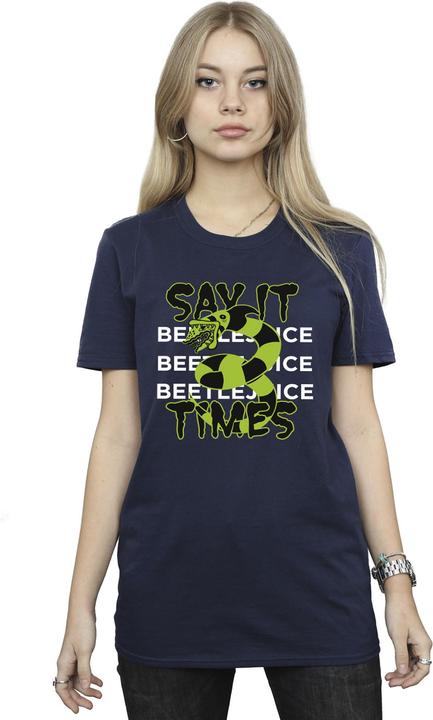 Image du produit Beetlejuice - T-shirt SAY IT TIMES - Femme (S)