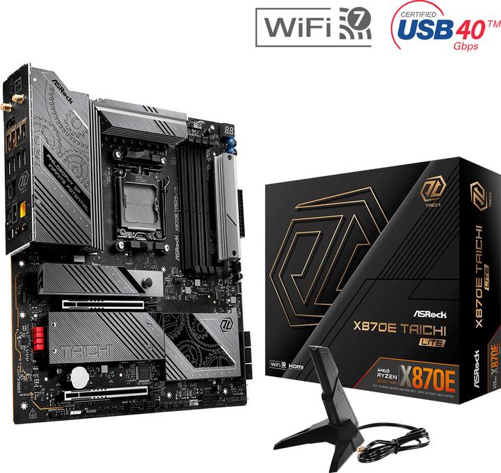 Produktbild AsRock X870E Taichi Lite (AM5, AMD X870E, E-ATX)