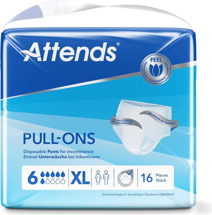 Actual product image Attends Pull Ons 6 (16 x, Large plus)