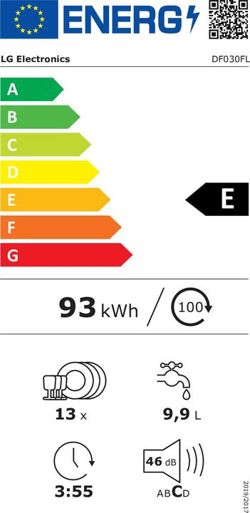 Energy Label LG DF030FL