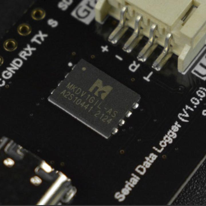 Immagine prodotto DFRobot Modulo Data Logger seriale Gravity 128MB per Arduino