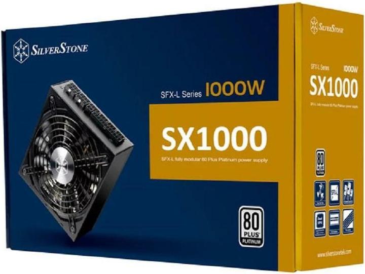 Actual product image Silverstone SX1000 Platinum power supply unit (SST-SX1000-LPT) (1000 W)