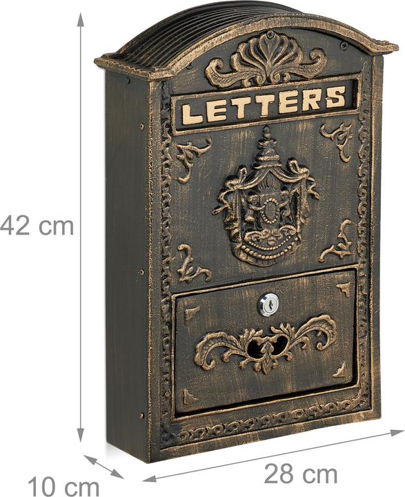 Actual product image Relaxdays Letterbox Vintage