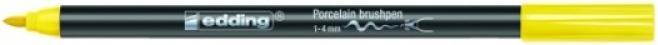 Actual product image Edding Porzellan Pinselstift (Yellow, 4 mm, 1 x)