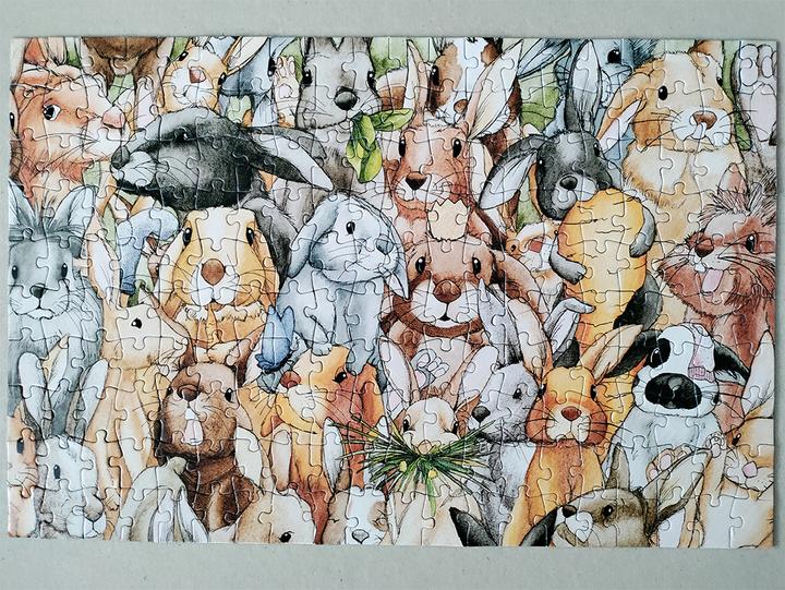 Actual product image Tactic Rabbit jigsaw puzzle, 200 pieces. (200 pieces)