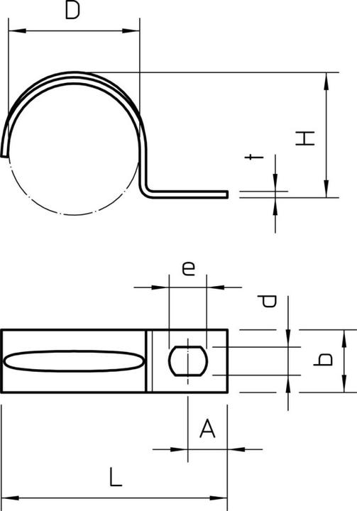 Actual product image OBO Bettermann Mounting clamp