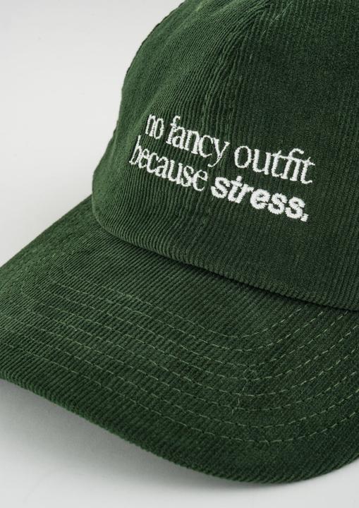 Image du produit Plakativ «No Fancy Outfit» Courdroy Cap Olive