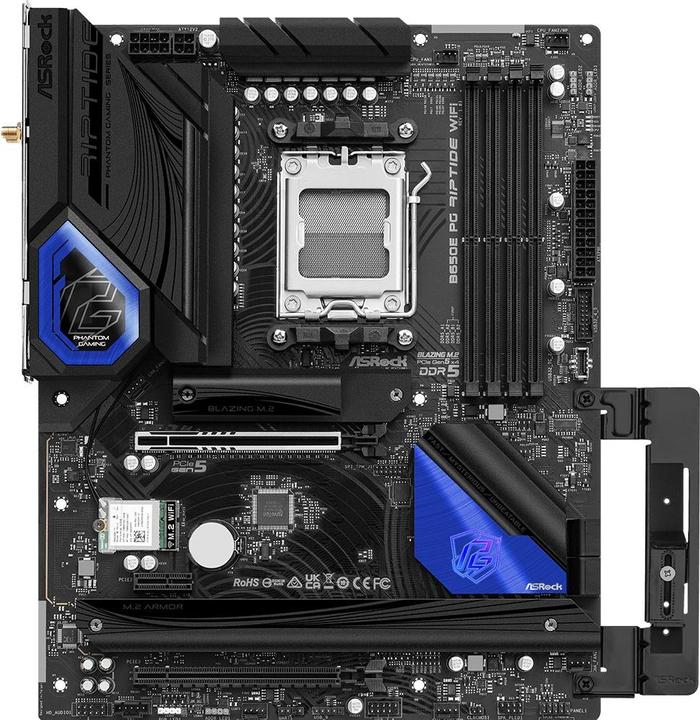 Produktbild AsRock B650E PG Riptide WiFi (AM5, AMD B650, ATX)