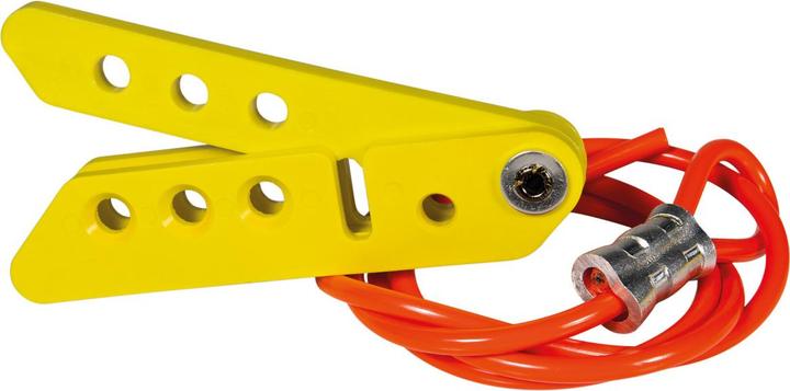 Actual product image Brady Scissor-Lok - 0.91 m, cable locking system, nylon, yellow, with vinyl-coated cable (R