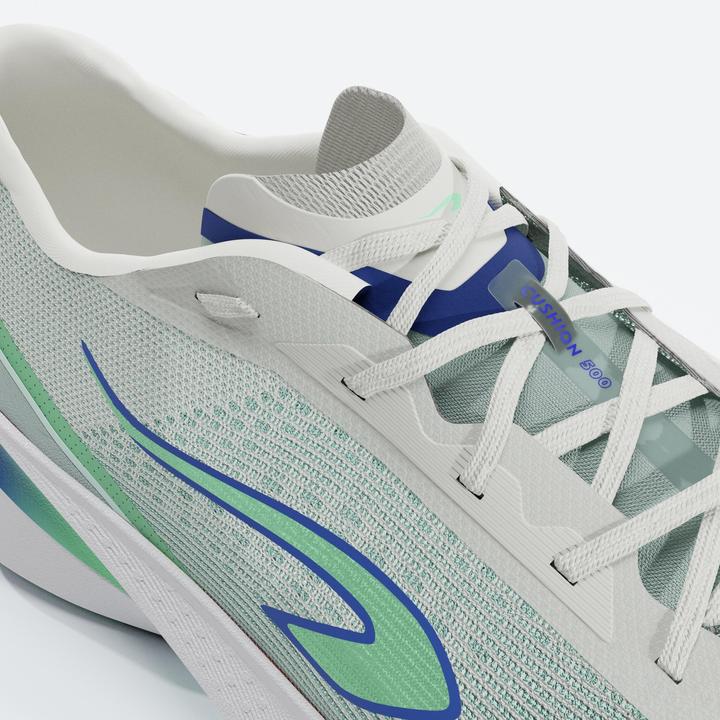 Produktbild Kiprun Laufschuhe Herren - Cushion 500 weiss/grün (46)