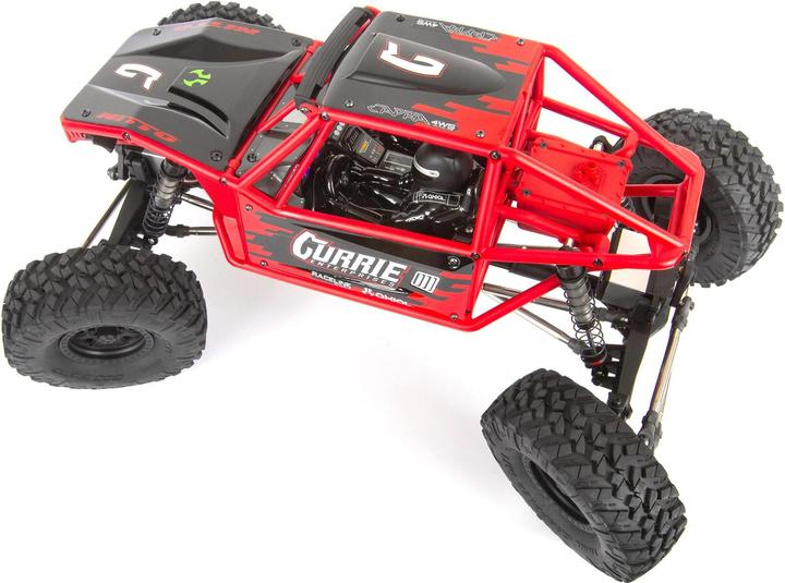 Actual product image Axial Capra 1.9 Unlimited Trail Buggy Electric Brushed Crawler 4WD 1:8 RTR Red (RTR Ready-to-Run)