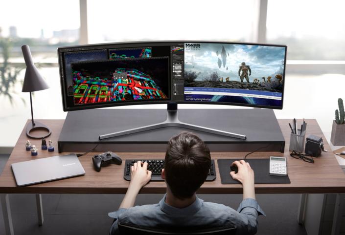 Produktbild Samsung Lc49hg90dmuxen (3840 x 1080 Pixel, 49")
