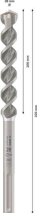 Produktbild Bosch Professional Zubehör Hammerbohrer SDS max-4 28 x 200 x 320 mm (28 Millimeter)