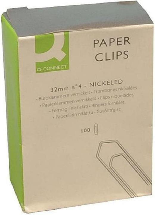 Actual product image Q-Connect Paper clips (100 x)