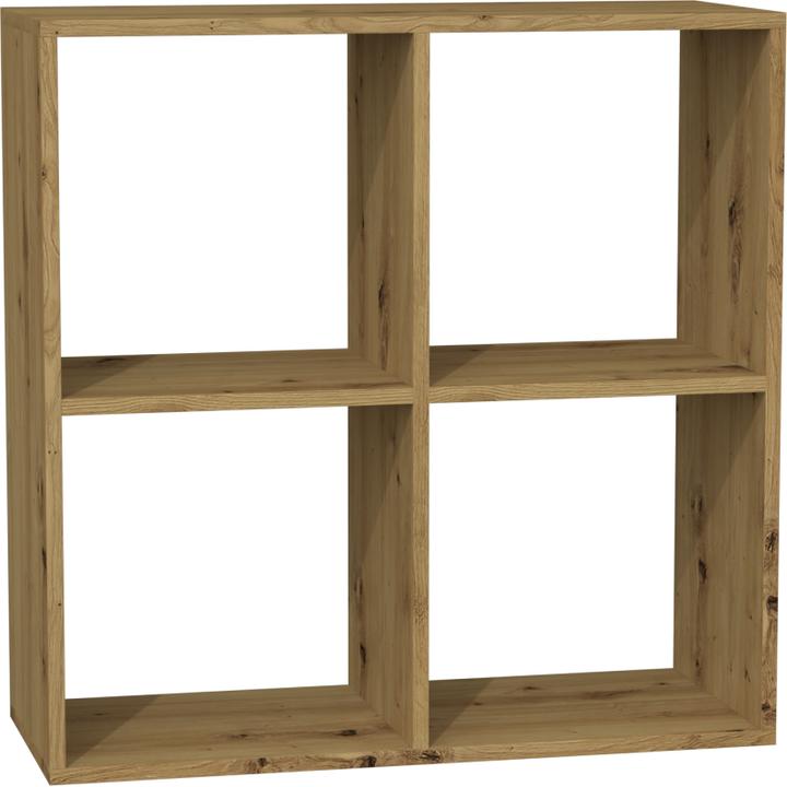 Actual product image Topeshop PLUS 2X2 ARTISAN computer desk oak colors (50 x 120 x 76 cm)