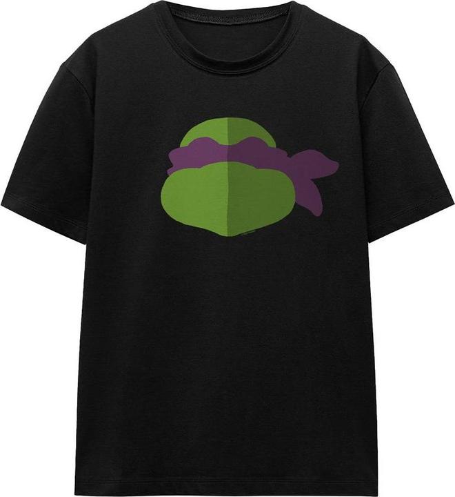 Actual product image Teenage Mutant NT Unisex Adult Donatello Face T-Shirt (L)
