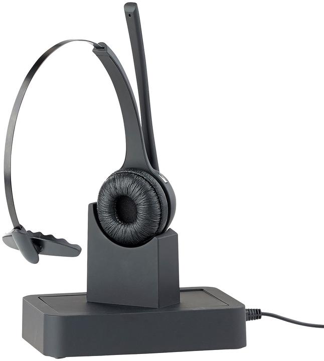 Image du produit Callstel Casque mono professionnel avec Bluetooth, réduction du bruit, batterie de 15 heures (Sans fil)
