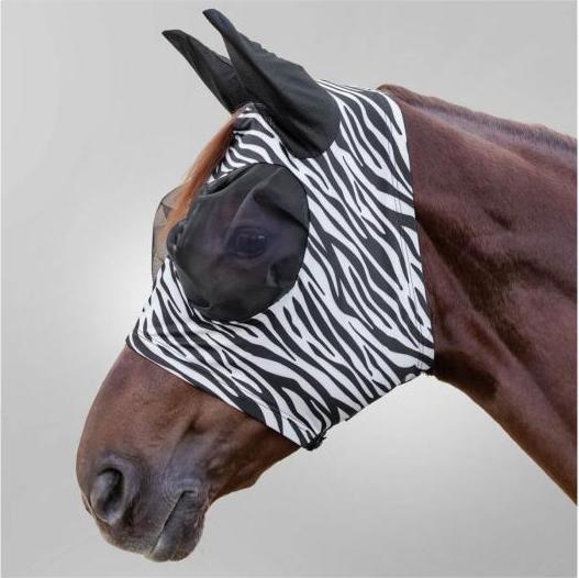 Produktbild Waldhausen Puck Zebra Fliegenmaske für Pferde Shetty