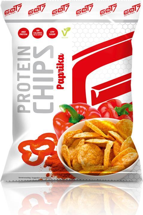 Actual product image GOT7 Nutrition High Protein Chips (6 x 50g bag) (Sweet pepper, 6 pcs., 300 g)